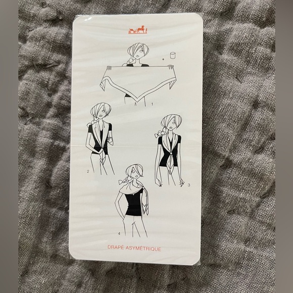 BNIB NWT Hermes Paris knotting cards new in plastic - Picture 5 of 5